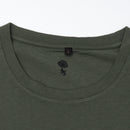 Bum Society neck print with four-leaf clover color:cypress