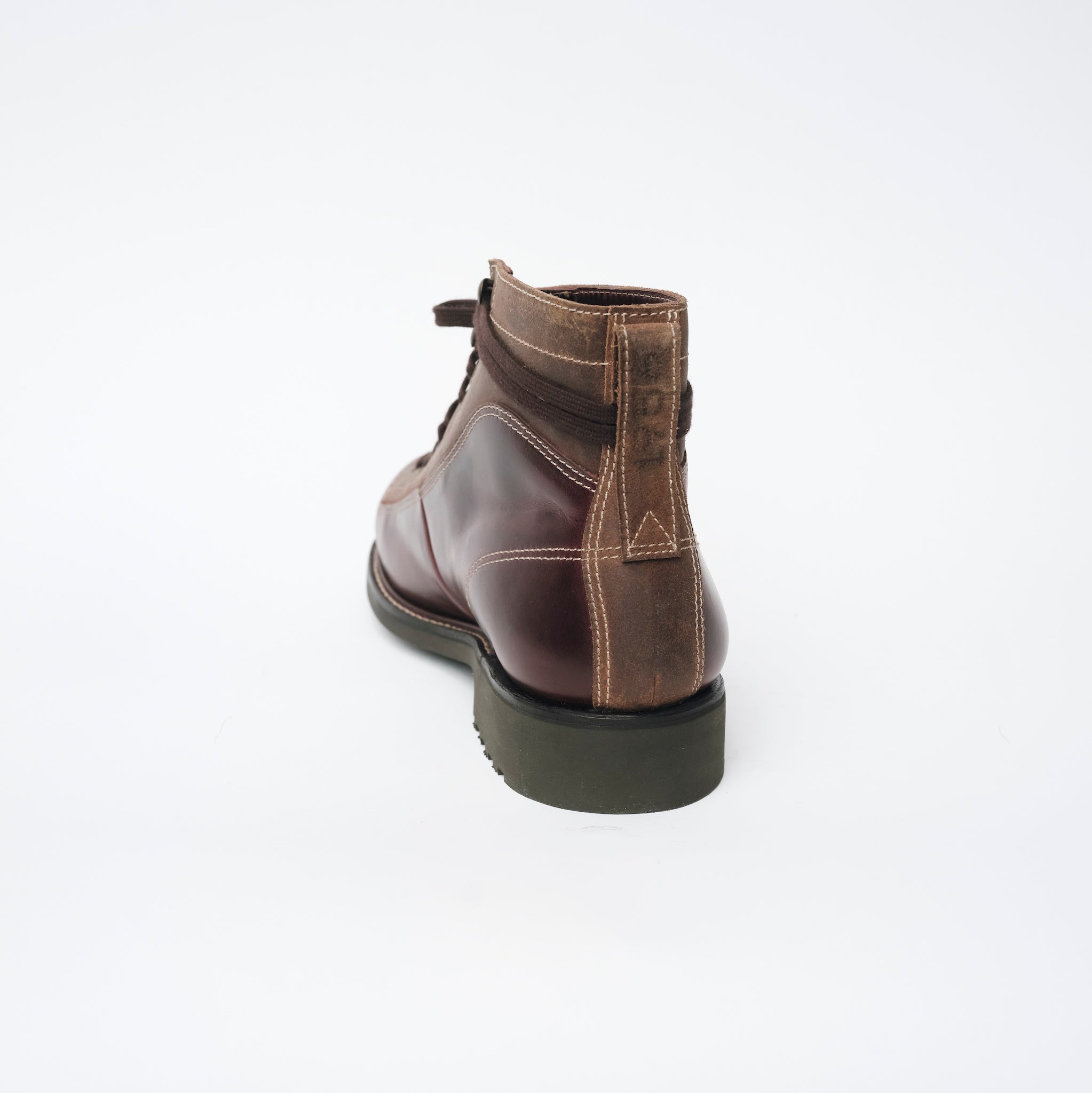 Bum Society Diva boot Dandy Brown back view color:dandy brown
