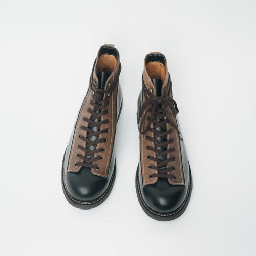 Bum Society Diva boot Shiny Black top view color:shiny black