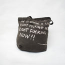 Bum Society x Waldersten tote bag front view color:ink