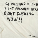 T-shirt Waldersten x Bum Society original artwork I´m Drawing A Line on body color snow color:snow