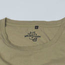Original artwork neck print collaboration Waldersten x Bum Society color:earth