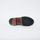 Bum Society customized leather sole detail color:shiny black,lucky brown