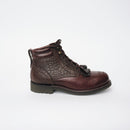 Bum Society Midnight Cowboy boot Dandy Brown side view color:dandy brown