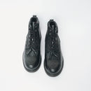 Bum Society Midnight Cowboy boot Shiny Black top view color:shiny black 