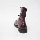 Bum Society Pacifist Hunter Brogue boot Dandy Brown back view color:dandy brown 