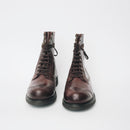 Bum Society Pacifist Hunter Brogue boot Dandy Brown front view color:dandy brown 