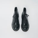 Bum Society Pathfinder Brogue boot Shiny Black top view color:shiny black