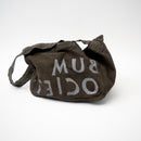 Bum Society large logo tote bag front view color:ink