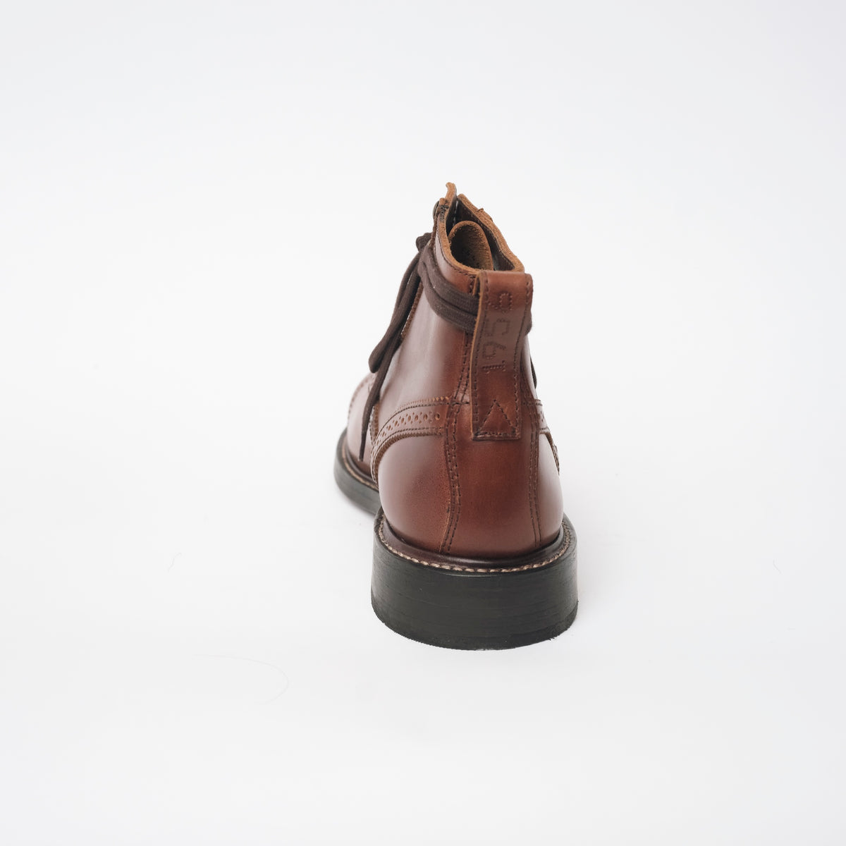 Bum Society Ruby Thursday boot Lucky Brown back view color:lucky brown