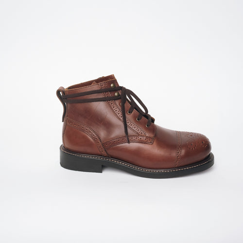 Bum Society Ruby Thursday boot Lucky Brown side view color:lucky brown