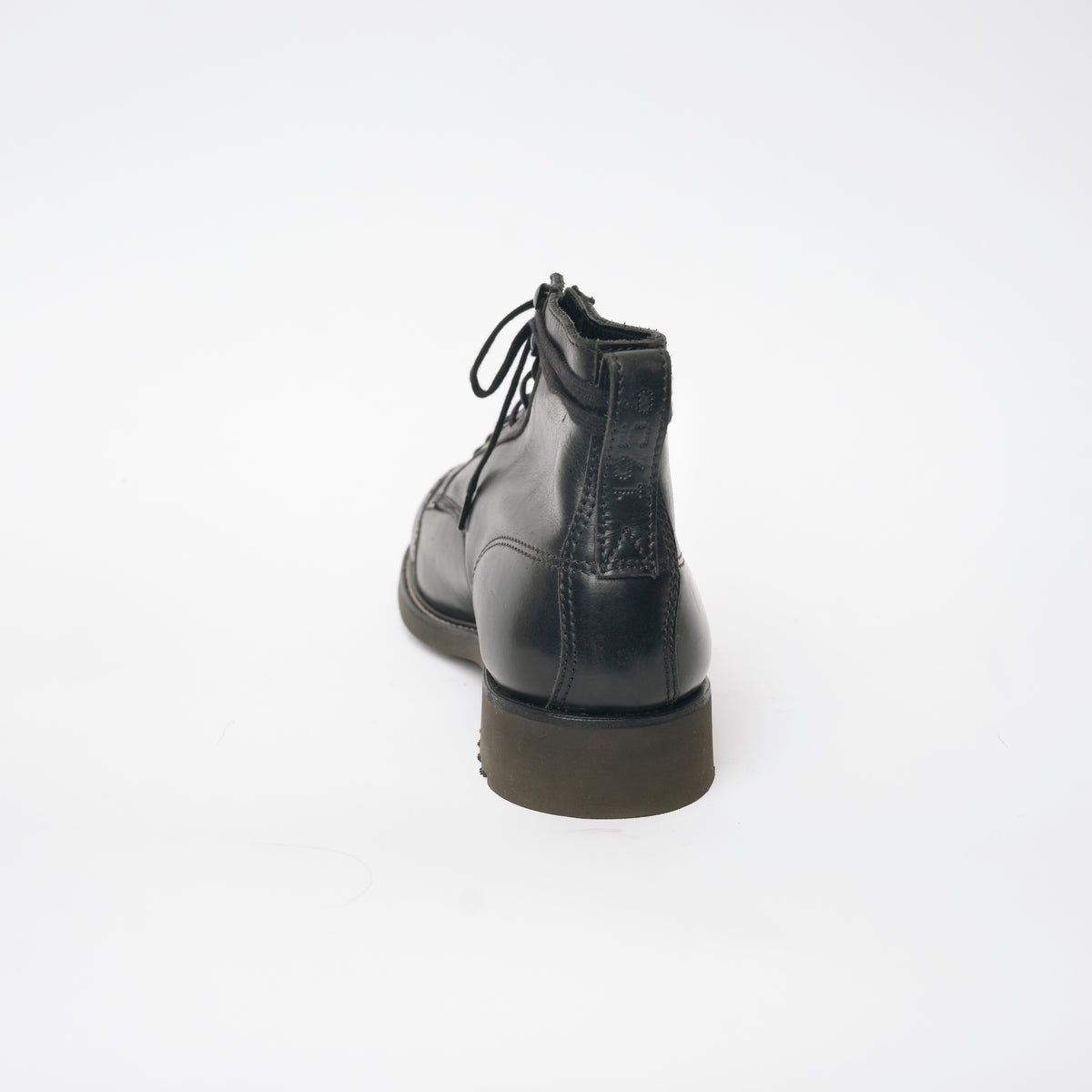 Bum Society Ruby Thursday boot Shiny Black back view color:shiny black