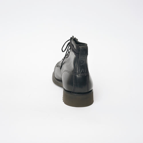 Bum Society Ruby Thursday boot Shiny Black back view color:shiny black