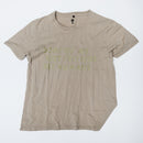 Bum Society t-shirt Some Of My Best Friends Are Human print front view color:mud