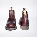 Bum Society Stubborn Freedom Chelsea boot Secular Brown back view color:secular brown