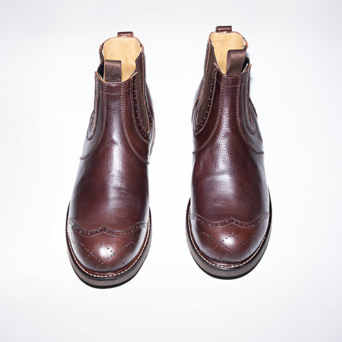 Bum Society Stubborn Freedom Chelsea boot Secular Brown top view color:secular brown
