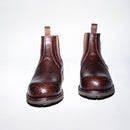 Bum Society Stubborn Freedom Chelsea boot Secular Brown front view color:secular brown