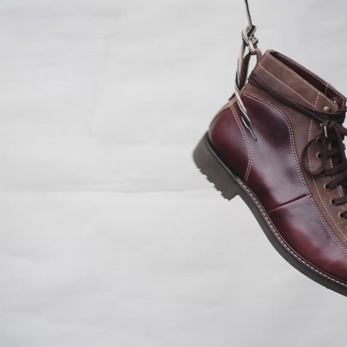 Bum Society Diva boot Dandy Brown spinning view color:dandy brown