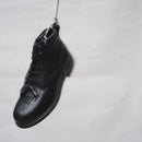 Bum Society Midnight Cowboy boot Shiny Black spinning view color:shiny black 