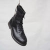 Bum Society Pacifist Hunter Brogue boot Shiny Black spinning view color:shiny black 