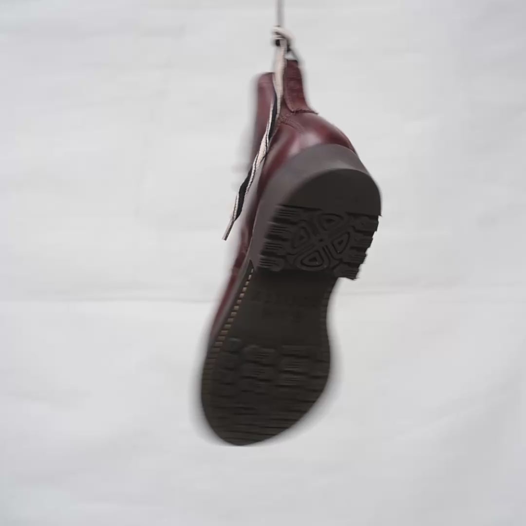 Bum Society Pathfinder Brogue boot Dandy Brown spinning view color:dandy brown
