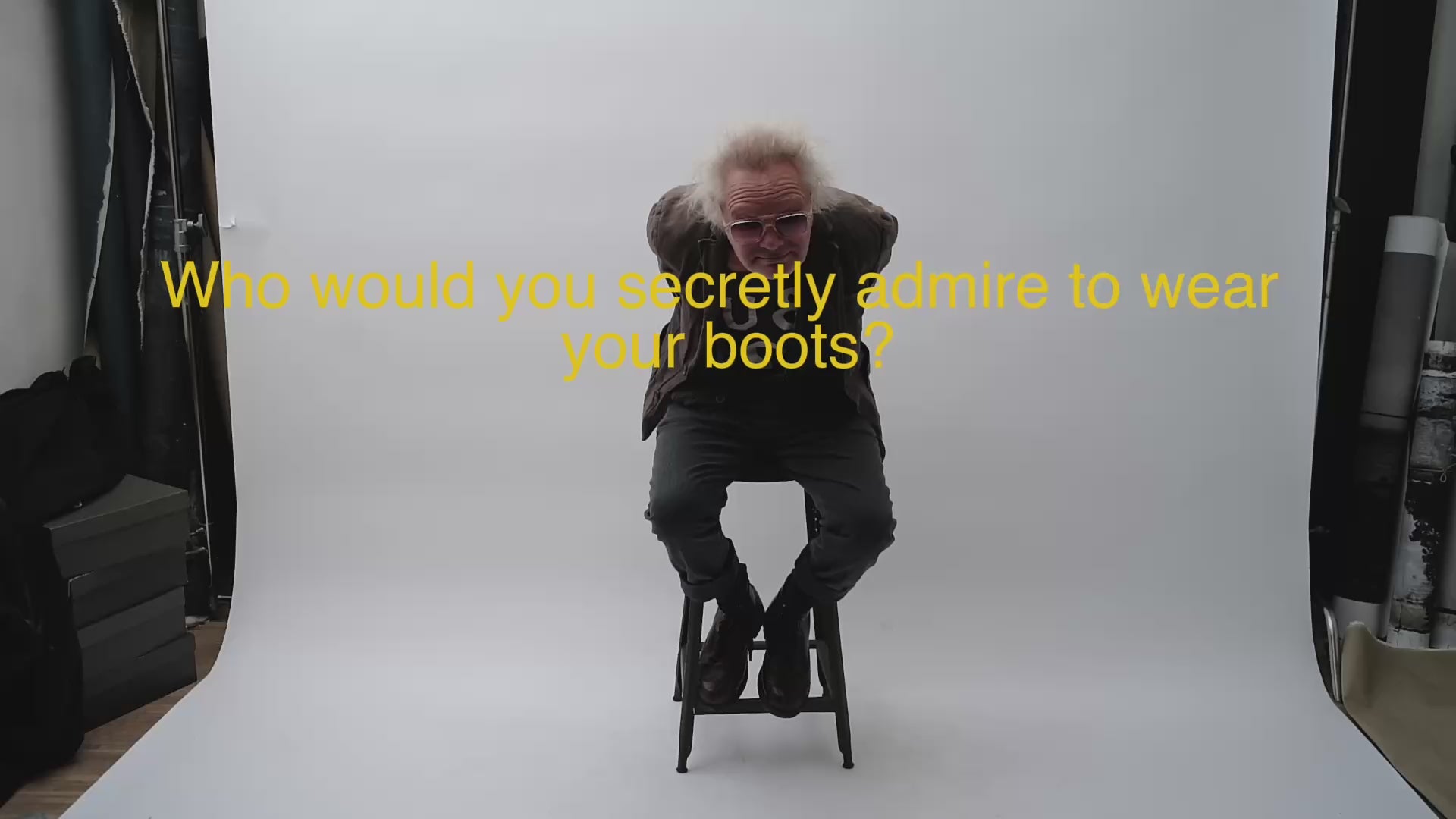 Who would Claes Bondelid like to wear Bum Society boots