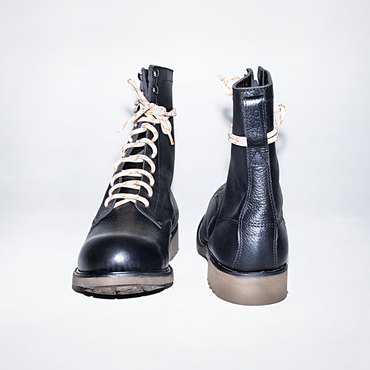 Bum Society Pacifist Hunter boot Faded Black back view color:faded black