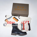 Bum Society Pacifist Hunter boot Faded Black top box view color:faded black