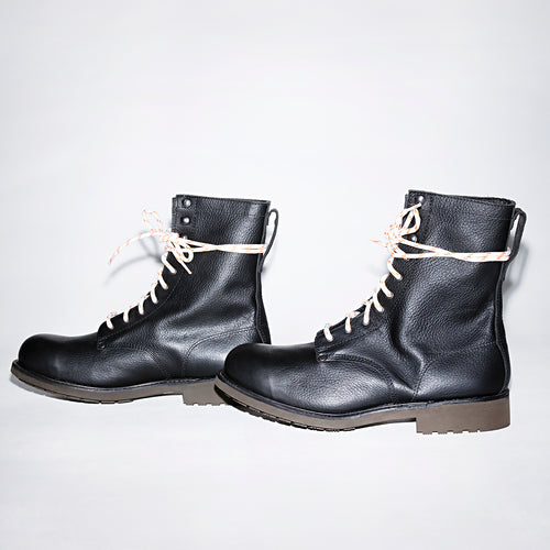 Bum Society Pacifist Hunter boot Faded Black side view color:faded black