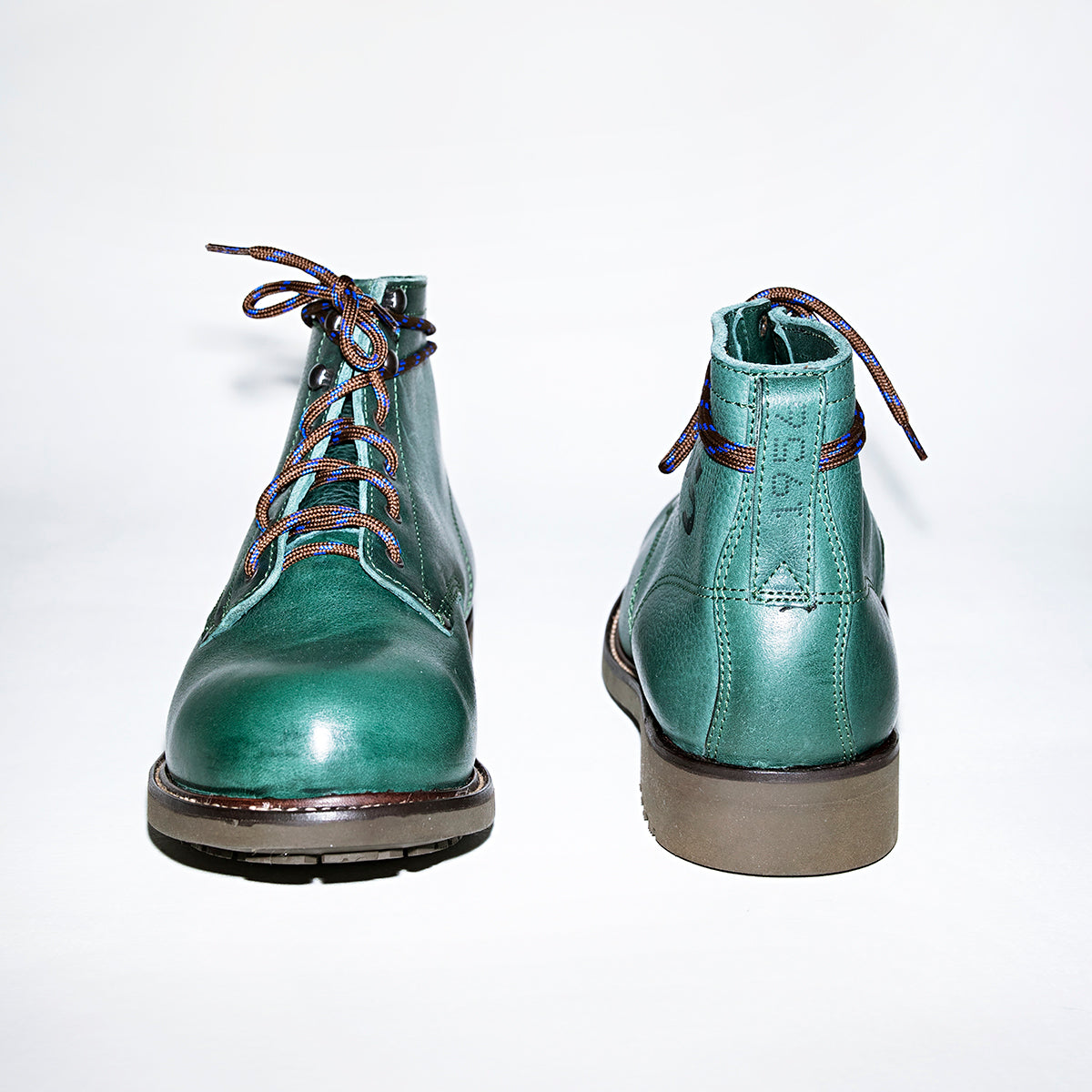 Bum Society Pathfinder boot Green Mood back view color:green mood