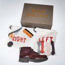 Bum Society Pathfinder boot Secular Brown top box view color:secular brown