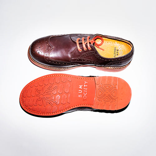 Bum Society Punk Executive shoe Secular Brown sole view color:secular brown