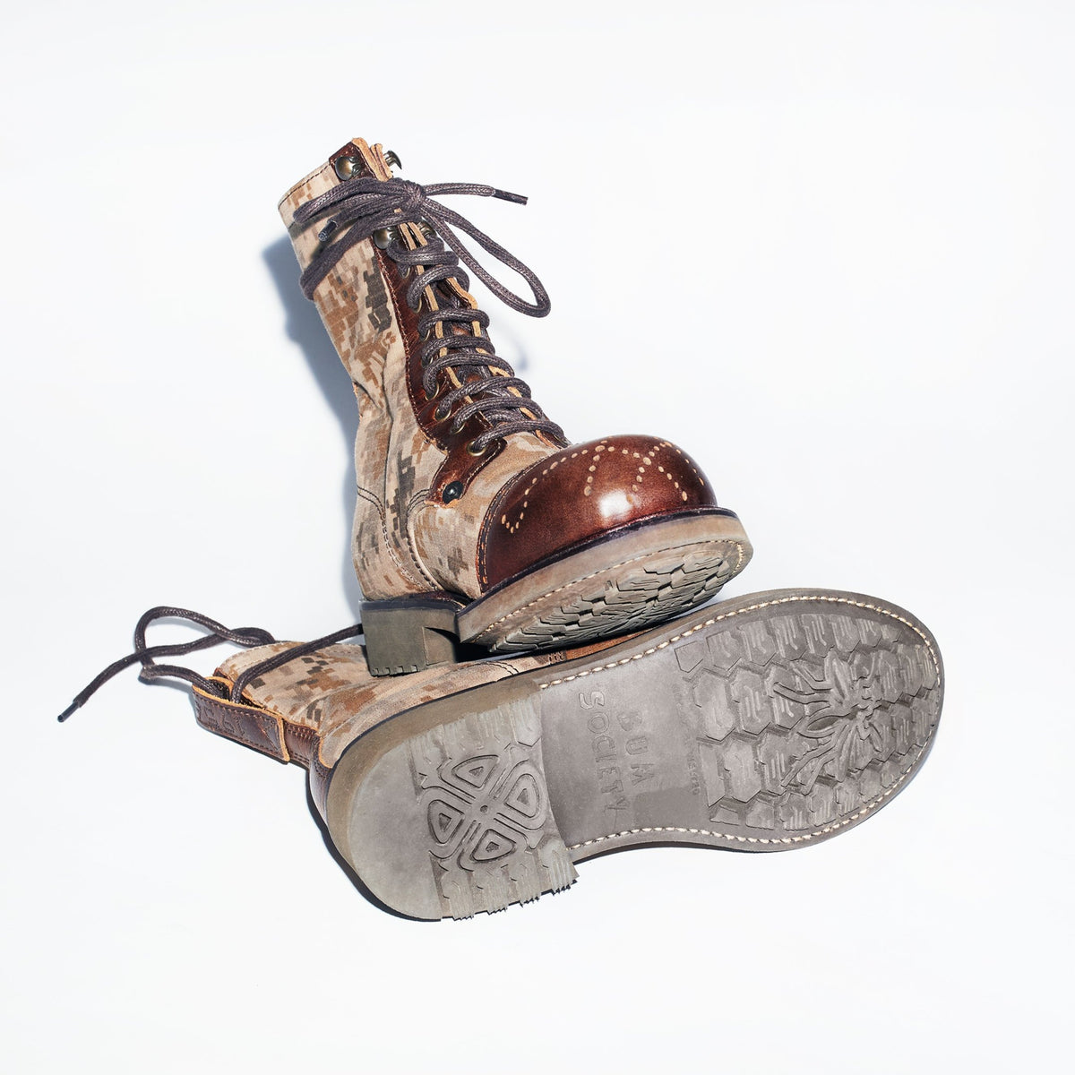 Bum Society Lost In Translation boot Pixeld sole view color:pixeld